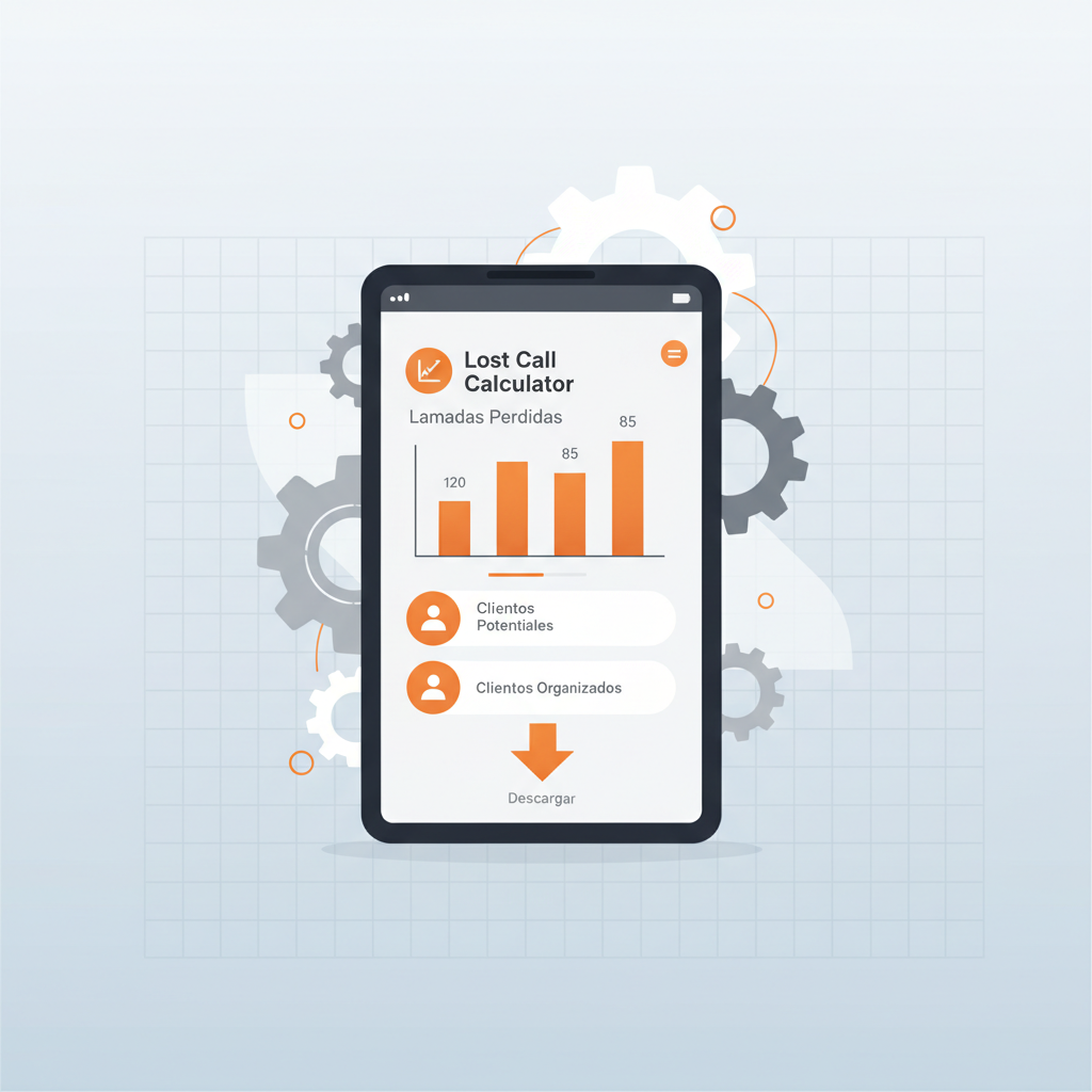 Calculadora de llamadas perdidas para talleres mecánicos descargable: recurso práctico para captar y organizar clientes