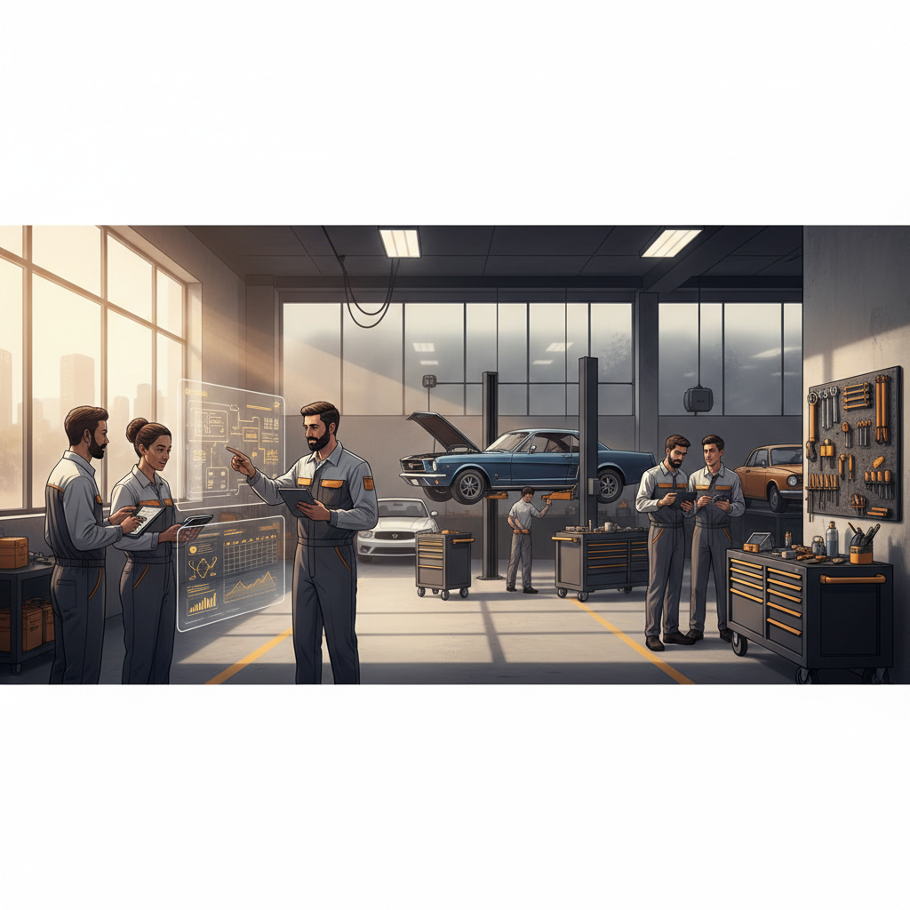 Cómo ordenar procesos internos en taller automotriz